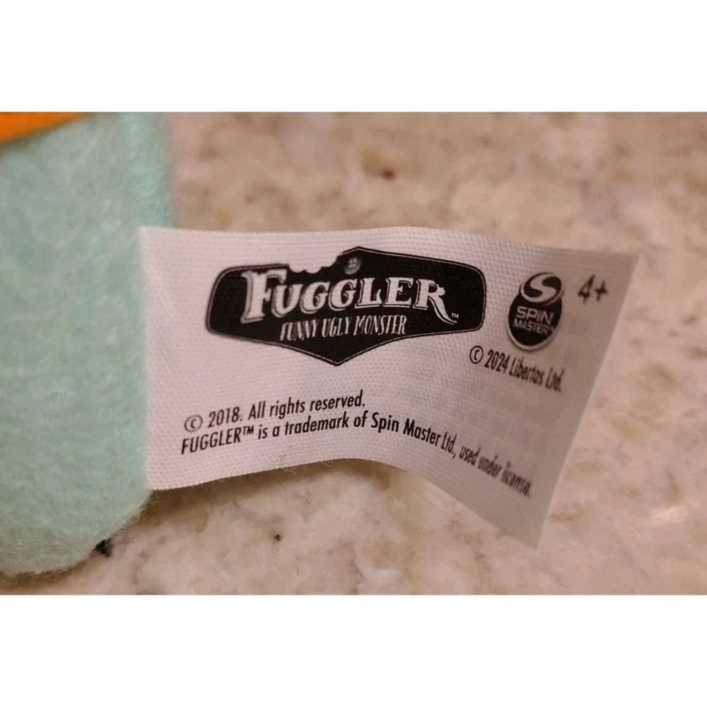 Fuggler Plush Budgie Underwear Funny Ugly Monster Blue‎ Button Eyes Monster